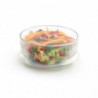 Lekue 1010214 Food Storage Lid, 20–24 cm, Silicone, Airtight Seal, -60/+220°C, Clear