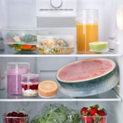 Lekue 1010215 Food Storage Lid, 26–30 cm, Silicone, Airtight Seal, -60/+220°C, Clear