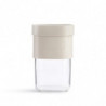 Буркан за съхранение с допълнителна приставка Lekue Beige, 600-850ml