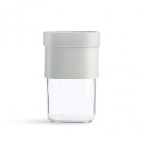 Буркан за съхранение с допълнителна приставка Lekue Green, 600-850ml