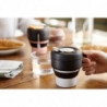 Lekue On The Go 1010232 Collapsible Cup, 350 ml, -20/+100°C, Airtight seal and leak-proof, Gray