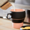 Lekue On The Go 1010233 Collapsible Cup, 350 ml, -20/+100°C, Airtight seal and leak-proof, Coral