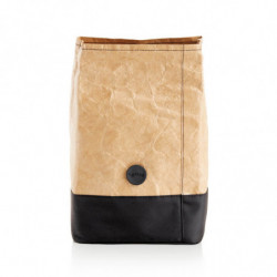 Geanta de transport reutilizabila Lekue On The Go 1010234, 4 litri, Tyvek, Maro/Negru