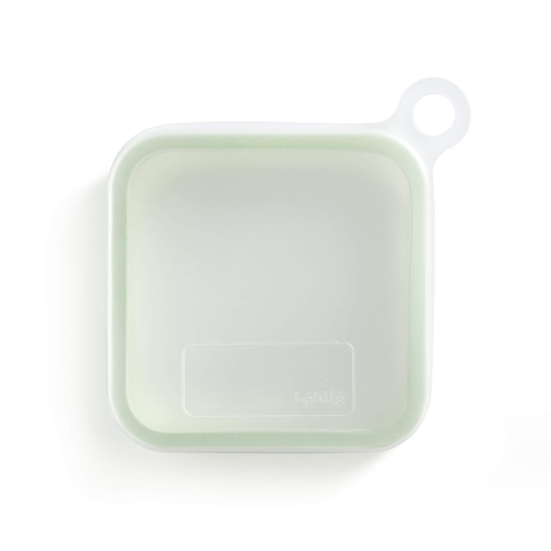 Punga reutilizabilaа pentru sandvisuri Lekue 1010235, 17,5 x 2,5 cm, -20°C/+100°C, Silicon platinat, Verde