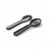 Lekue On The Go 1010238 Cutlery Set, 4 pieces, Storage Case, -20°C / +100°C, Stainless Steel, Black