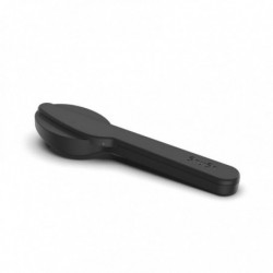 Lekue On The Go 1010238 Cutlery Set, 4 pieces, Storage Case, -20°C / +100°C, Stainless Steel, Black