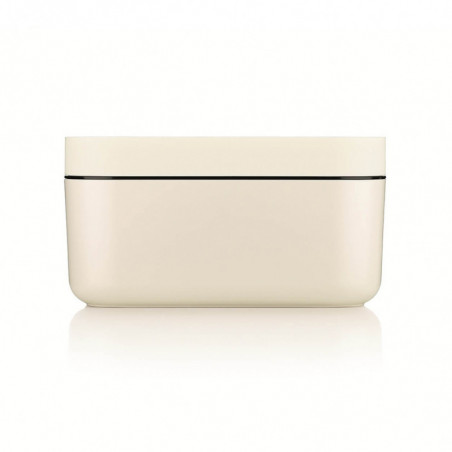 Lekue 1010242 Ice Cube Tray and Storage Container, 132 cubes, -20/+80°C, Hollow Base to Prevent Condensation, White