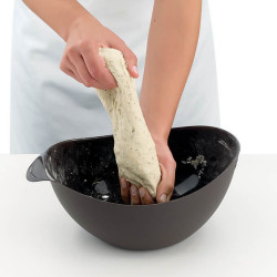 Lekue 1009036 Bread Baking Pan, 24 x 20 x 9.5 cm, 300 ml, Platinum Silicone, -60 to +220°C, Black