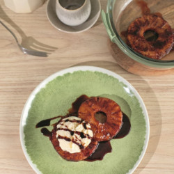 Cos din sticla pentru friteuza cu aer cald Lekue 1010160, 20,5 x 19,5 x 10 cm, Sticla, Manere antiderapante, -20°C/+220°C, Verde