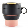 Lekue On The Go 1010233 Collapsible Cup, 350 ml, -20/+100°C, Airtight seal and leak-proof, Coral