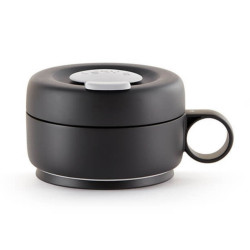 Lekue On The Go 1010232 Collapsible Cup, 350 ml, -20/+100°C, Airtight seal and leak-proof, Gray
