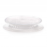 Capac din silicon Lekue 1010212, 11-14 cm, Ermetic, -60/+220 °C, Transparent