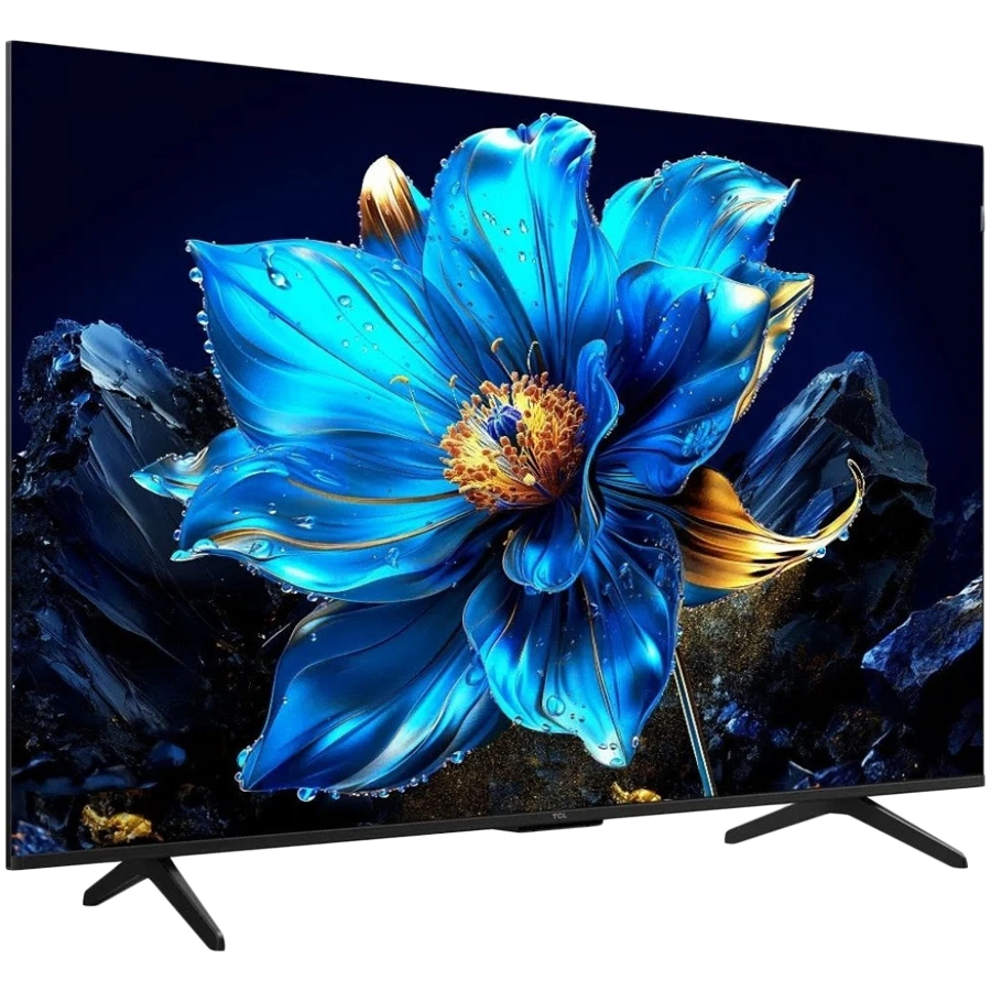 Smart televizor TCL 55P7K, 55″ (140 cm), QLED, 4K UHD 3840×2160, Clasa F, Google TV, Wi-Fi, HDR10+, Negru