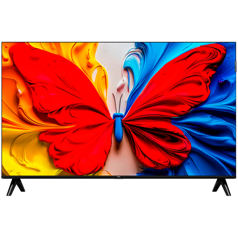 Телевизор TCL 43S5K, 43", 109 см, 1920х1080 HD QLED, Wi-Fi, Bluetooth, HDR10, HLG, Черен