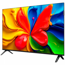 Телевизор TCL 32S4K, 32", 81 см, 1366х768 HD QLED, HDR10, Android TV, Wi-Fi, Bluetooth, Черен