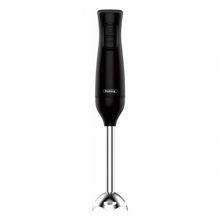 Rosberg R51112OS Hand Blender, 400W, 2 speeds, Metal detachable attachment, Black