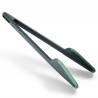 Lekue Kitchen Tongs 1010179, 28.2 cm, Scratch-resistant, 4/220°C, Flexible tip, Green