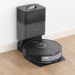 Roborock S8 Plus Black S8P52-00 Robot Vacuum Cleaner, 69W, 5200 mAh, 6000Pa, Mop, LiDAR Mapping, 750 ml, 4 Sensors, Run Time Up to 180 Min, Black