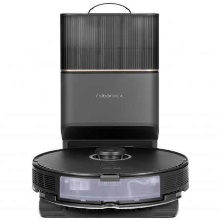 Roborock S8 Plus Schwarz S8P52-00 robot porszívó, 69 W, 5200 mAh, 6000 Pa, felmosó, LiDAR térképezés, 750 ml, 4 érzékelő, 180 perc üzemidő, fekete