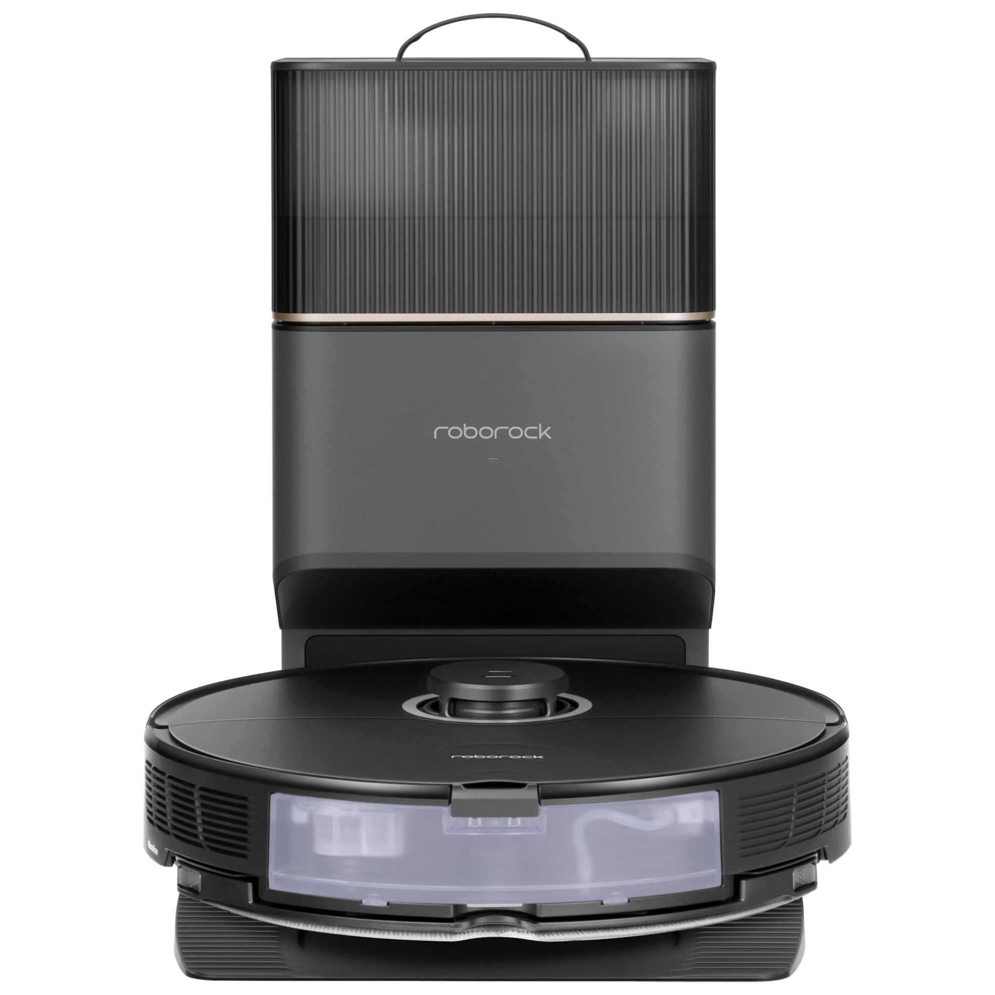 Прахосмукачка робот Roborock S8 Plus Schwarz S8P52-00, 69W, 5200 mAh, 6000Pa, Моп, LiDAR картографиране, 750 мл, 4 сензора, Автономност до 180 мин, Черен