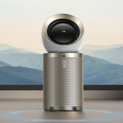 Dreame AirPursue PM20 CVF14A Air Purifier, 48 m², Automatic Features, Heating, Plasma and UVC Sterilization, TVOC, LCD, HEPA, White/Bronze