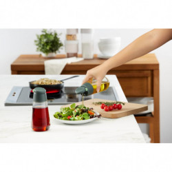 Set 2 sticle pentru otet si ulei Lekue 1009486, 8x16 cm, 400 ml, +4°C/+80°C, Verde