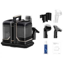 Dreame N10 Carpet and Upholstery Cleaner, 450W, 12,000 Pa, 1.6/0.75 L, Hot Water Cleaning up to 60°C, Self-Cleaning, Black