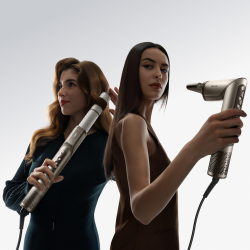 Dreame Dazzle AZD20A Hair Dryer and Styler/Multistyler, 1400W, 65 m/s, 3 speed and heat settings, Ionization, Display, Titanium Gold