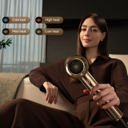 Dreame Pilot AHX01A Hair Dryer, 1600W, AI modes, 3 speeds, 4 heat settings, 55 m³/h, Ionization, NTC, LED, Intelligent airflow control, Bronze