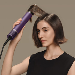 Aparat de coafat si uscat parul 7in1 Dreame Airstyle Pro AMF18A, 1300 W, 110.000 rpm, 3 viteze si temperaturi, Ionizare, NTC, Violet
