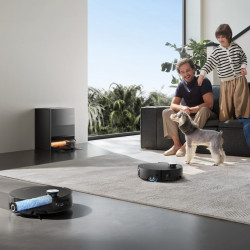 Dreame Aqua10 Ultra Roller Complete RLH71DE-2 Robot Vacuum, 30,000 Pa, 180 min, 3.5/4 L, VersaLift LDS, AquaRoll and Seal, Voice Control, AI Cameras, Black