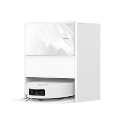 Прахосмукачка робот Dreame Aqua 10 Ultra Track Complete RLR81CE-1-WH, 25000 Pa, 200 мин, 3.5/4 л, VersaLift DToF+OmniSight, AI камери, Гласово управление, Автоматизация, Бял