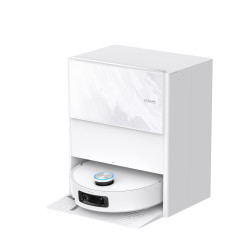 Ρομπότ σκούπα Dreame Aqua 10 Ultra Track Complete RLR81CE-1-WH, 25000 Pa, 200 λεπτά, 3,5/4 λίτρα, VersaLift DToF+OmniSight, κάμερες AI, φωνητικός έλεγχος, αυτοματοποίηση, Λευκό