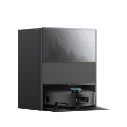 Aspirator robot Dreame Aqua 10 Ultra Track Complete RLR81CE-1-BL, 25000 Pa, 200 min, 3,5/4 l, VersaLift DToF+OmniSight, Camere AI, Control vocal, Automatizare, Negru
