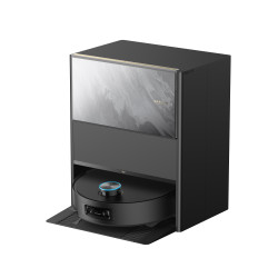 Dreame Aqua 10 Ultra Track Complete RLR81CE-1-BL Robot Vacuum, 25,000 Pa, 200 min, 3.5/4 L, VersaLift DToF+OmniSight, AI Cameras, Voice Control, Automation, Black