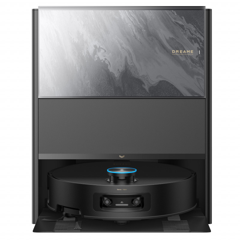 Ρομπότ σκούπα Dreame Aqua 10 Ultra Track Complete RLR81CE-1-BL, 25000 Pa, 200 λεπτά, 3,5/4 λίτρα, VersaLift DToF+OmniSight, κάμερες AI, φωνητικός έλεγχος, αυτοματοποίηση, Μαύρο