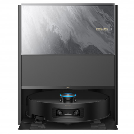 Прахосмукачка робот Dreame Aqua 10 Ultra Track Complete RLR81CE-1-BL, 25000 Pa, 200 мин, 3.5/4 л, VersaLift DToF+OmniSight, AI камери, Гласово управление, Автоматизация, Черен