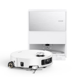 Dreame Aqua10 Roller RLH31CE-WH Robot Vacuum Cleaner, 30,000 Pa, 3.5/4 L, AI Cameras, LED Lighting, Voice Control, Hot Water Cleaning, White