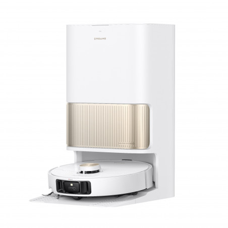 Aspirator robot Dreame L40s Pro Ultra RLL74CE, 19000 Pa, 5200 mAh, 60 W, Pana la 168 m², Statie de incarcare, golire automata si autocuratare, Autonomie de 180 min, Alb