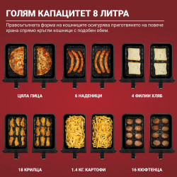 Двоен фритюрник с горещ въздух Instant Pot Vortex DUAL Air Fryer,