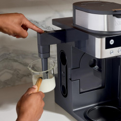 Aparat de cafea 2in1 Ninja Prestige CFN802EU, 1650 W, 19 bar, 1,8 L, 10 lungimi, 3 moduri, DualBrew, Nespresso, Negru/Otel inoxidabil