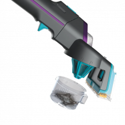 Σκούπα για λεκέδες Shark StainStriker PX250EUT, 450W, 0,72 l, φορητή, εύκαμπτος σωλήνας, 4 εξαρτήματα, Μπλε/Ροζ