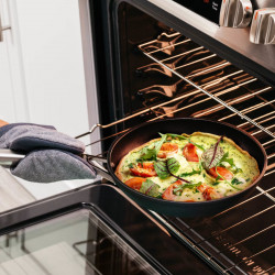 Τηγάνι Ninja Zerostick Premium C30928DE, 28 cm, Αντικολλητική τεχνολογία, Έως 260C, Επαγωγική εστία, Μαύρο