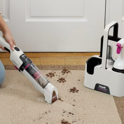 Shark StainForce HX100EUT Cordless Spot Cleaner, 100W, 15 min, Carpets, Upholstery, Mattresses, Self-cleaning, White