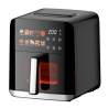 Oliver Voltz OV51980CE Hot Air Fryer, 1800W, 4 L, 80–200°C, 10 Programs, Timer, Viewing Window, LED, Black
