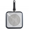 Tigaie grill Tefal SELECTION G2844032, 26x26 cm, Acoperire antiaderenta din titan, Thermo-Signal, Thermo-Fusion, Inductie, Negru