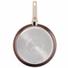 Tefal Eco-Respect G2540602 Frying Pan, 28 cm, Titanium Non-Stick Coating, Thermo-Fusion, Thermo-Signal, Induction, Bronze/Brown
