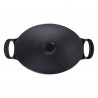 Cratita din fonta Tefal E2125455 Jamie Oliver, 5,1 l, 45 cm, Forma ovala, Pana la 250 °C, Emailata, Inductie, Negru