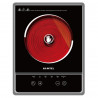 Kumtel HCA-1001 Infrared Cooktop, 2000W, Glass-Ceramic, 6 Preset Functions, Touch Controls, Timer, Black