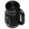 Adler AD 1305 BS Electric Kettle, 1850/2200 W, 1.7 L, Touch Controls, Color LCD Display, Five Temperature Settings (40–100°C), Anti-Scale Filter, Black/Gray